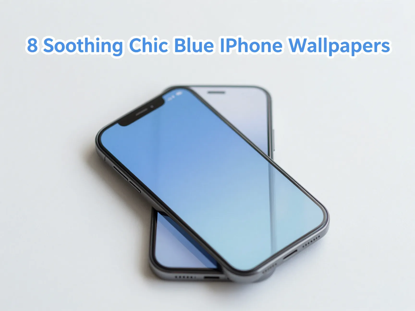 8 soothing chic blue iphone wallpapers