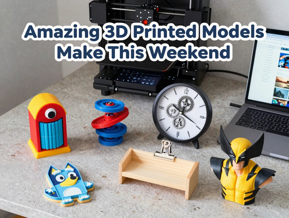 Amazing 3d printed models make this weekend