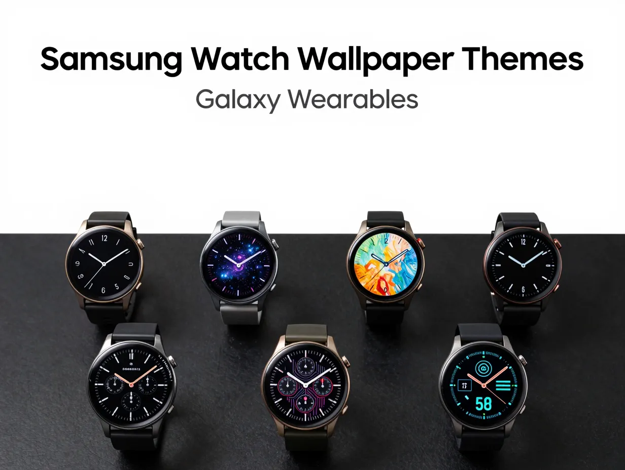 Samsung watch wallpaper themes galaxy wearables