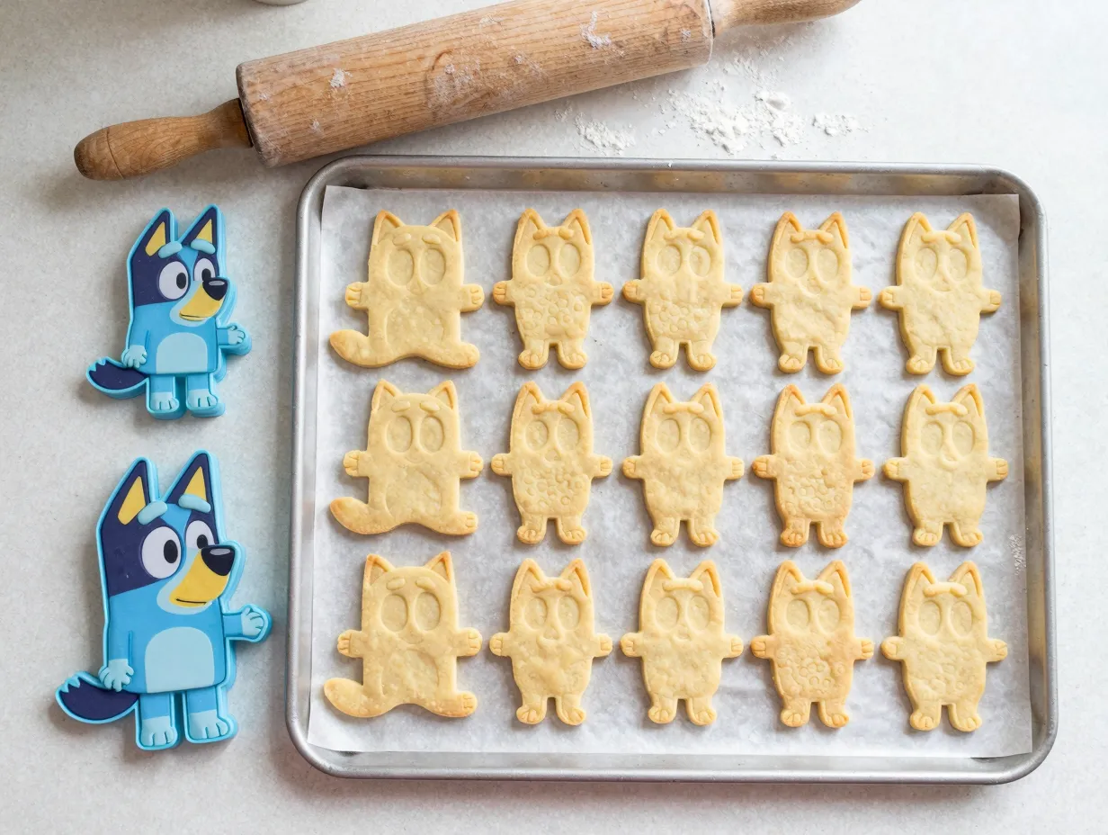 A themed cookie cutter and stamp set