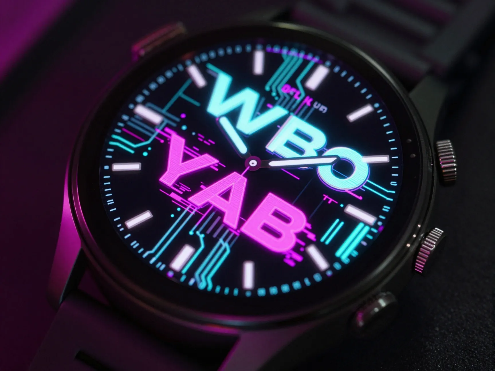 Neon and futuristic