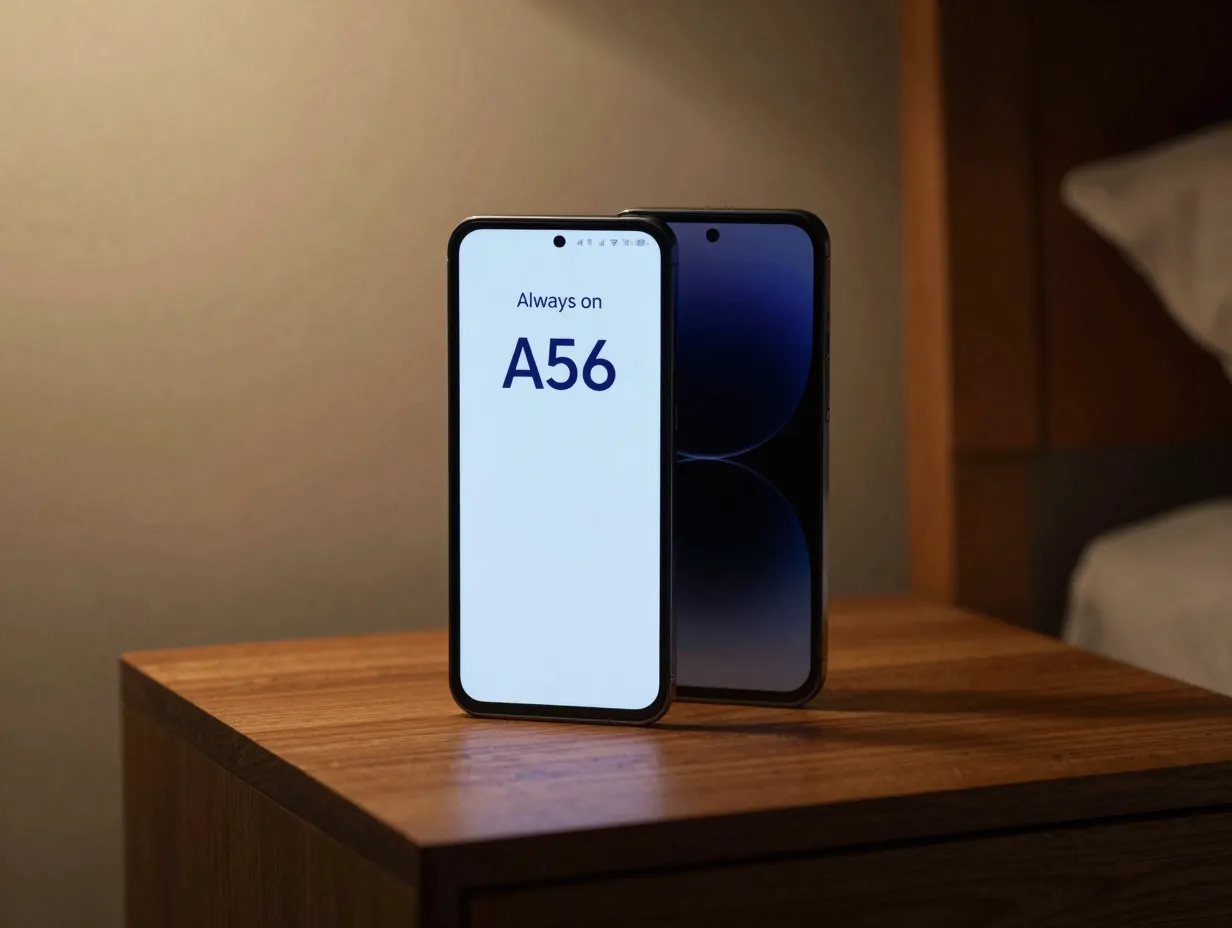 Customizing the always on display and lock screen to match hardware cues