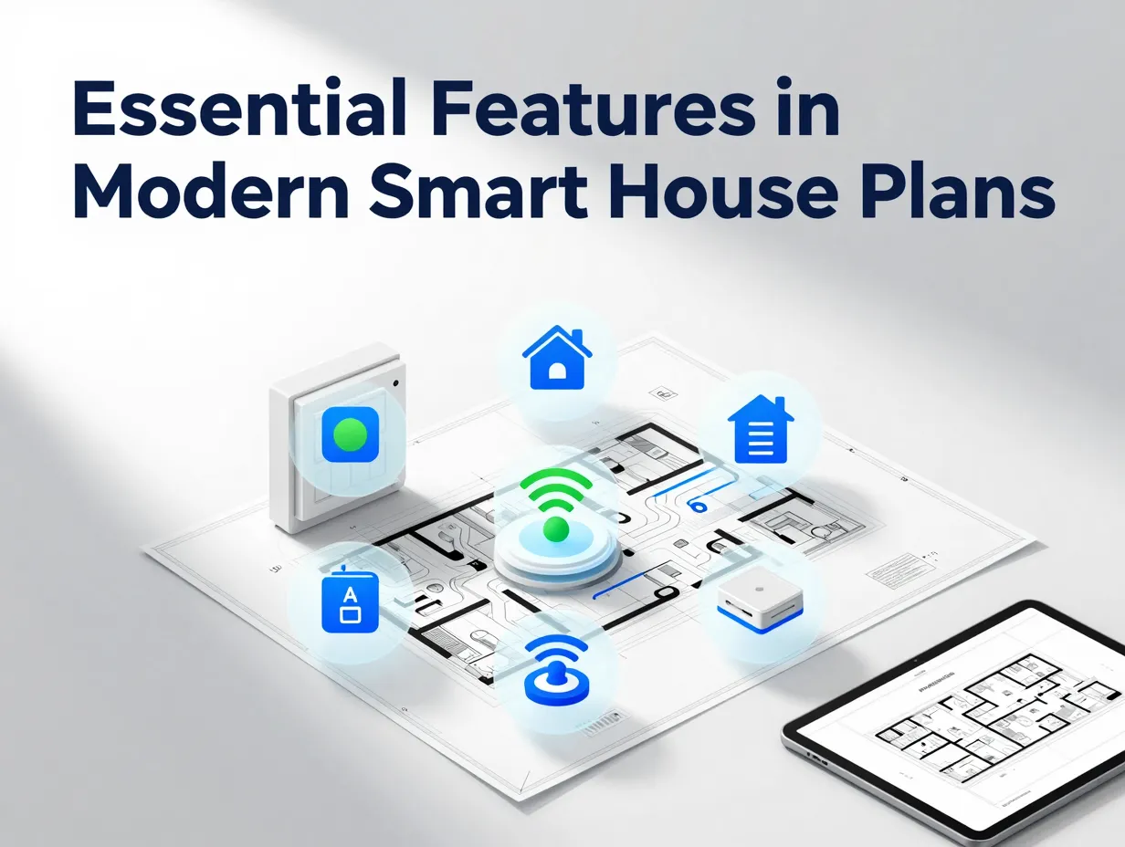 Essential features in modern smart house plans