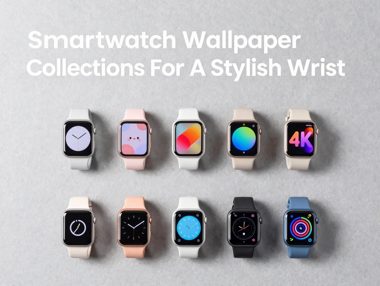 Smartwatch wallpaper collections for a stylish wrist
