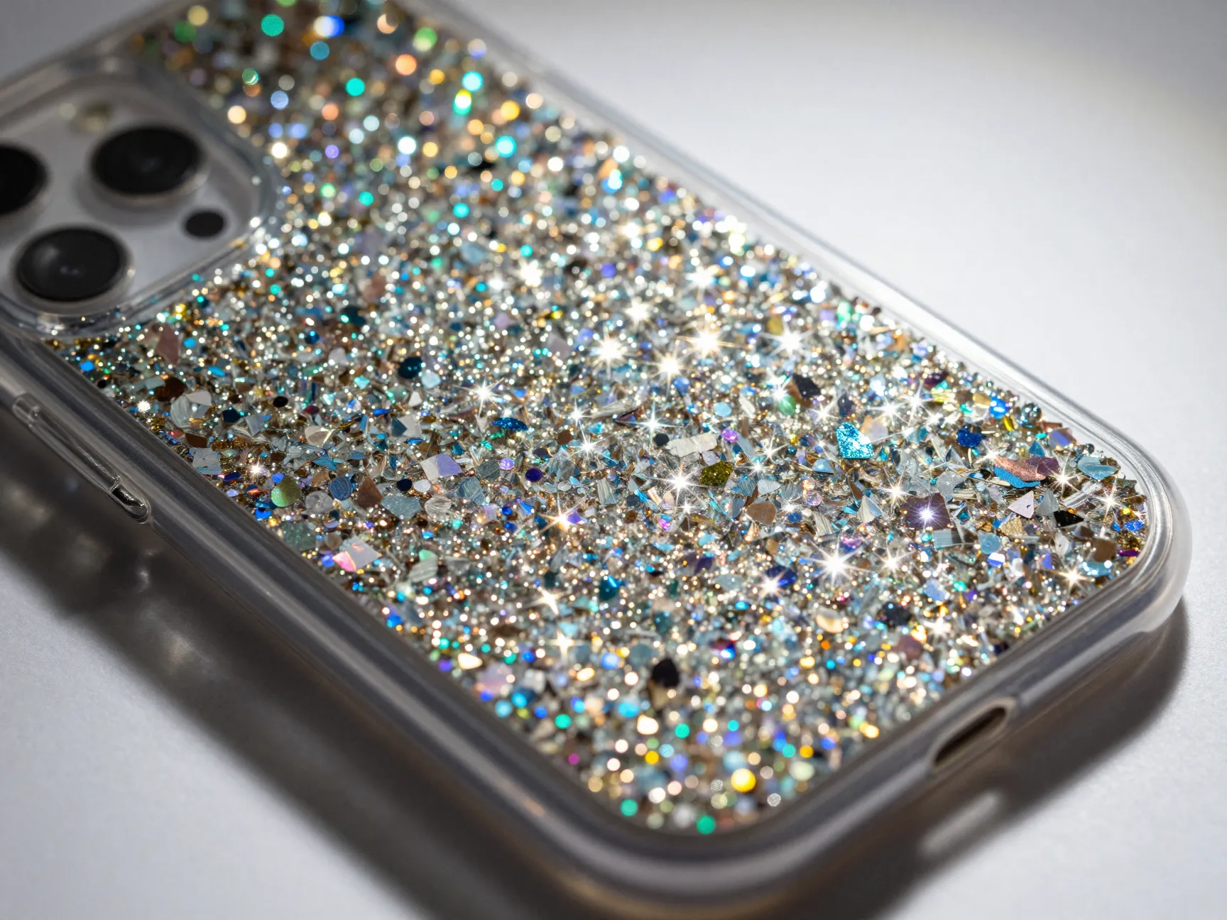 Glitter holographic foil and confetti effects