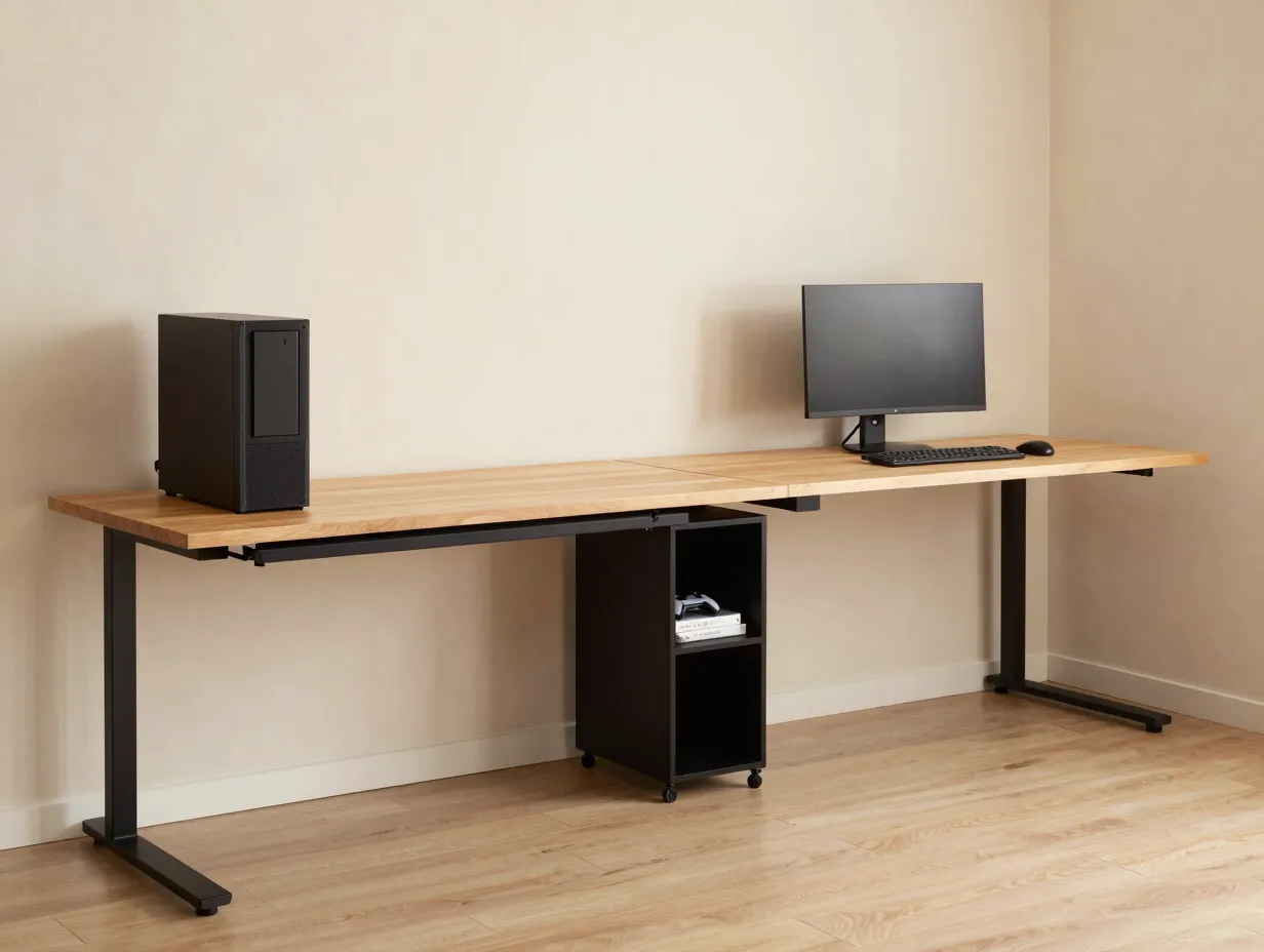 5 choose a desk built for storage and surface space