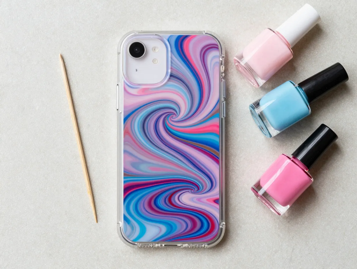 Diy nail polish washi tape and paint pen designs