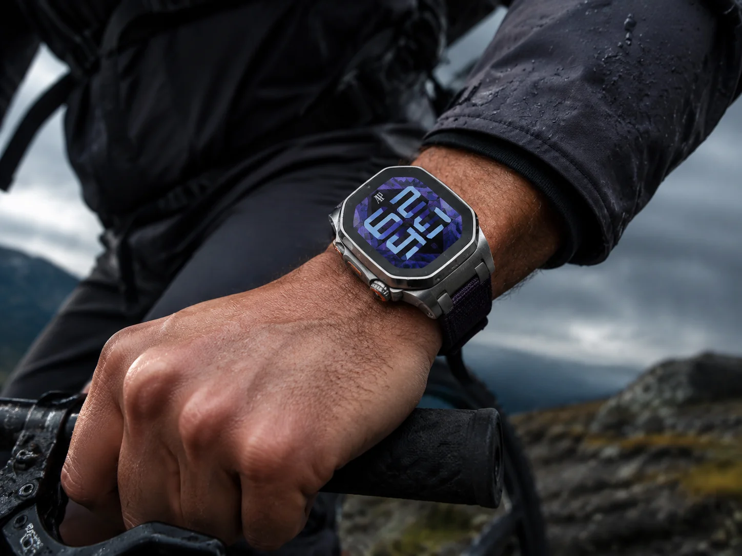Apple watch ultra 2 with an ap inspired titanium aesthetic
