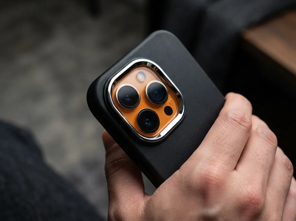 Camera accent cases that frame the triple camera plateau