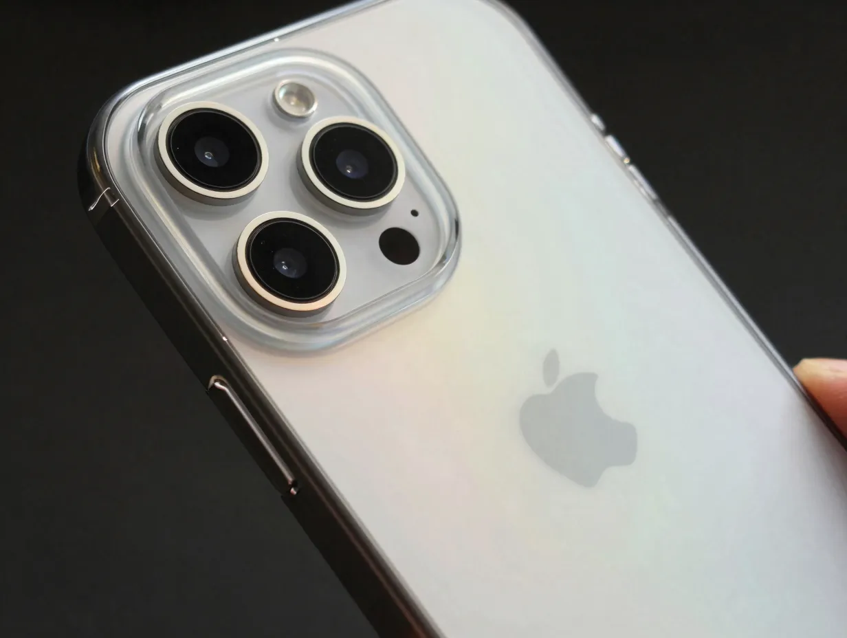 Transparent finish cases inspired by glass panel styling