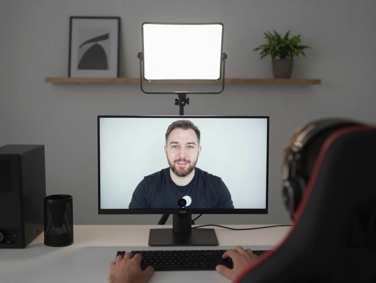 Optimize the space for streaming and camera ready lighting