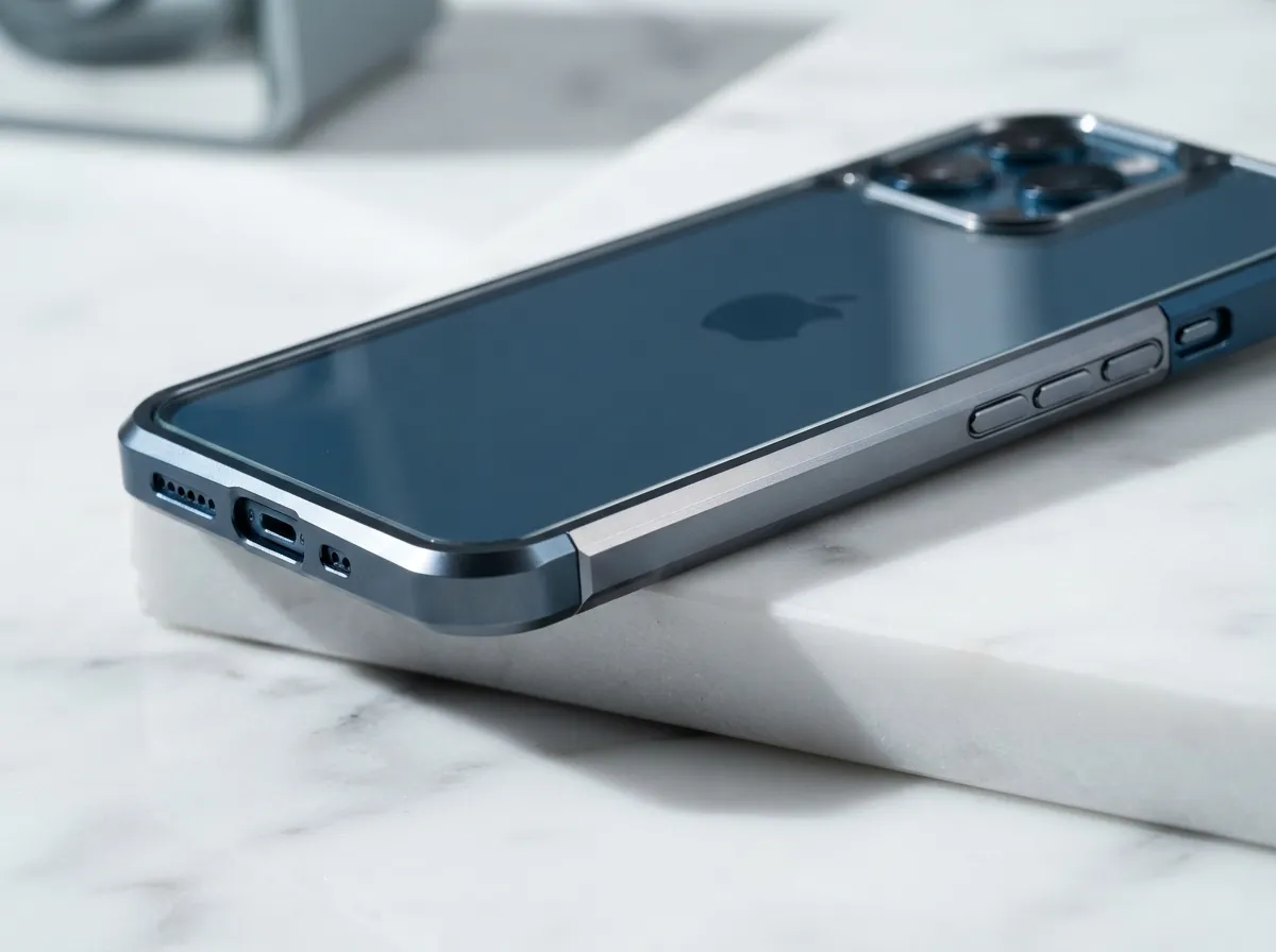 Premium metal accent bumper cases that echo the aluminum chassis