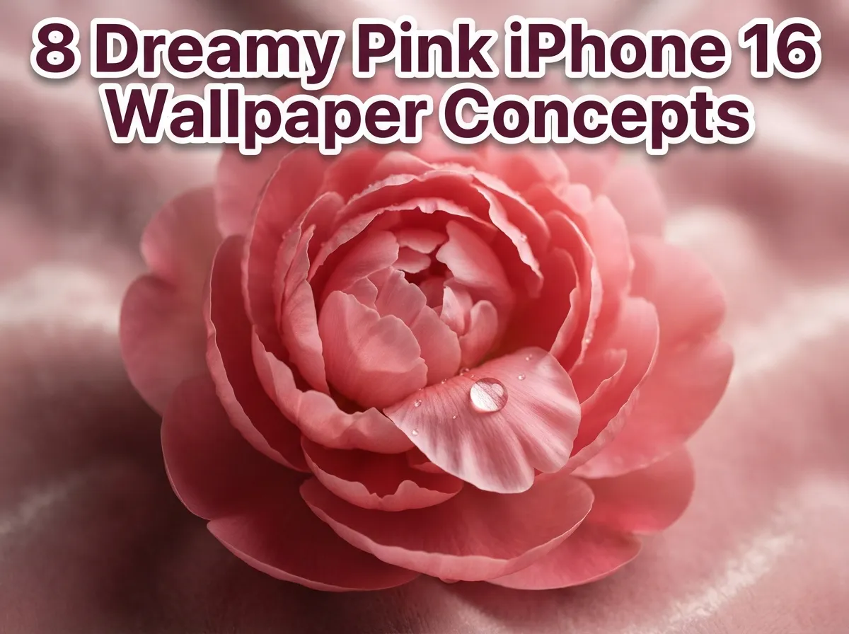 8 dreamy pink iphone 16 wallpaper concepts