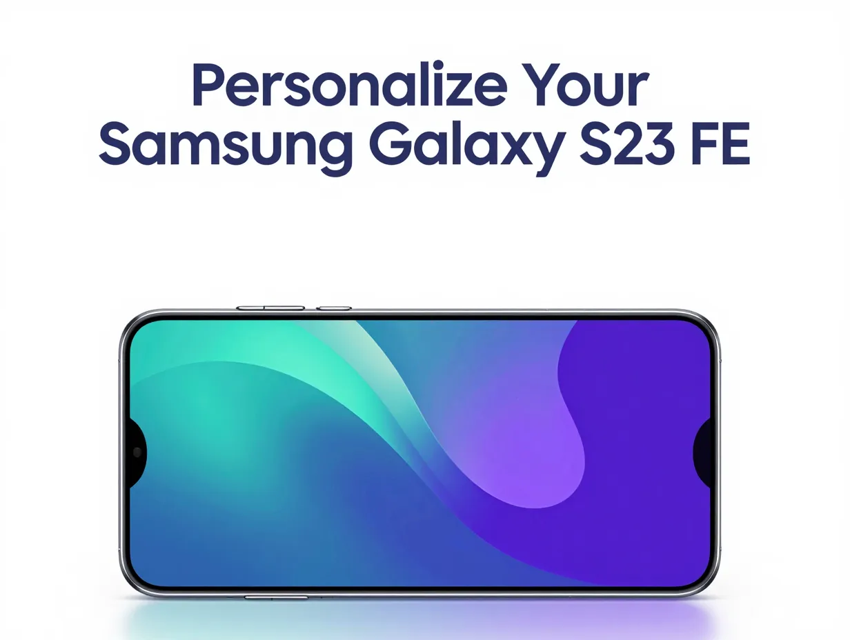 Personalize your samsung galaxy s23 fe