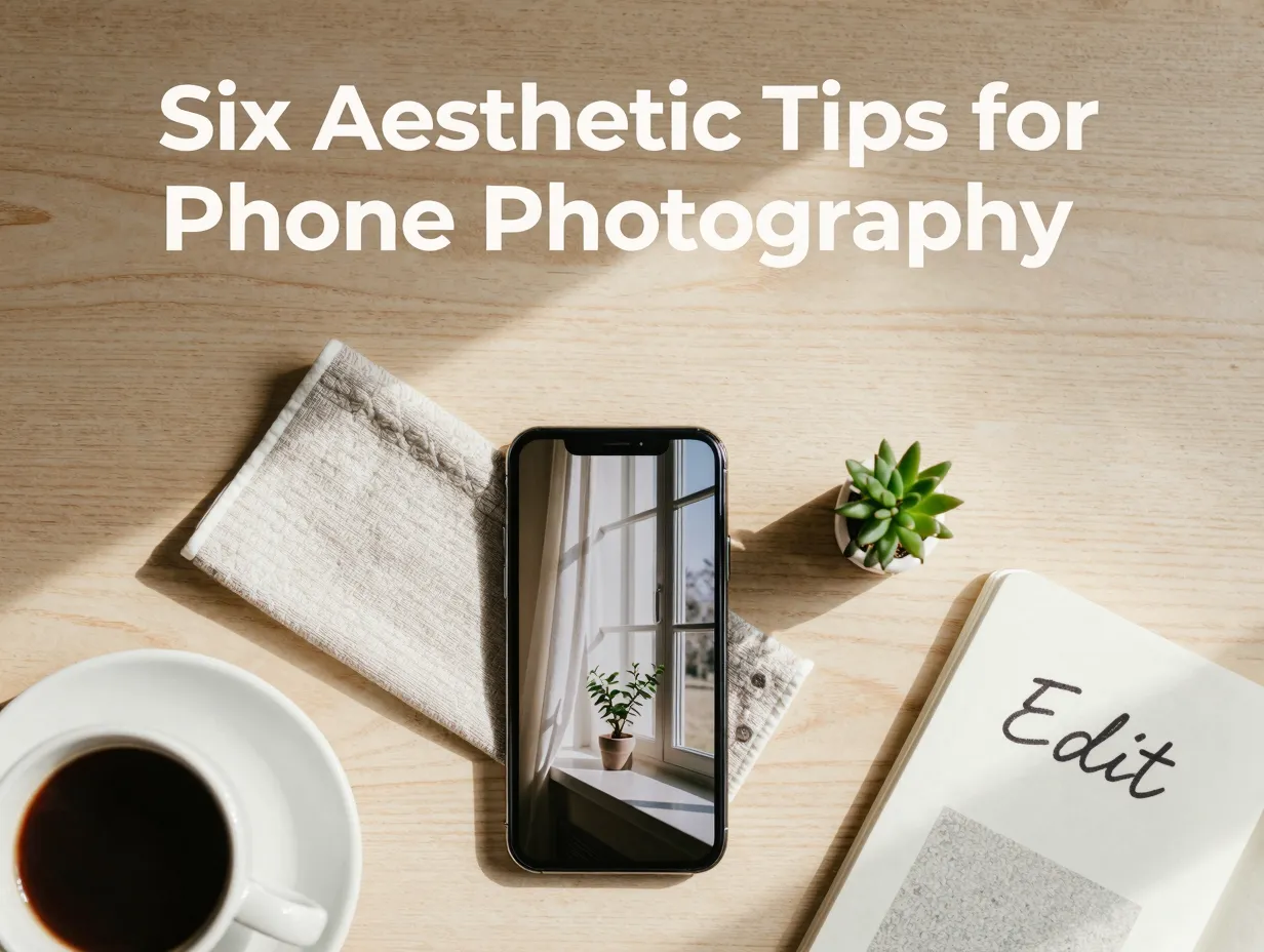Six aesthetic tips for phone photography