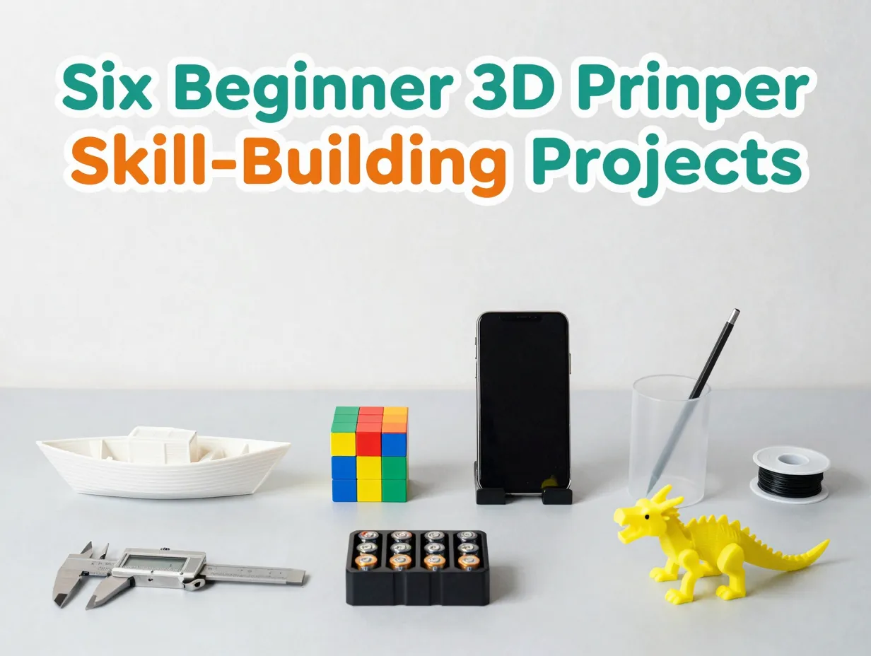 Six beginner 3d printer skill building projects