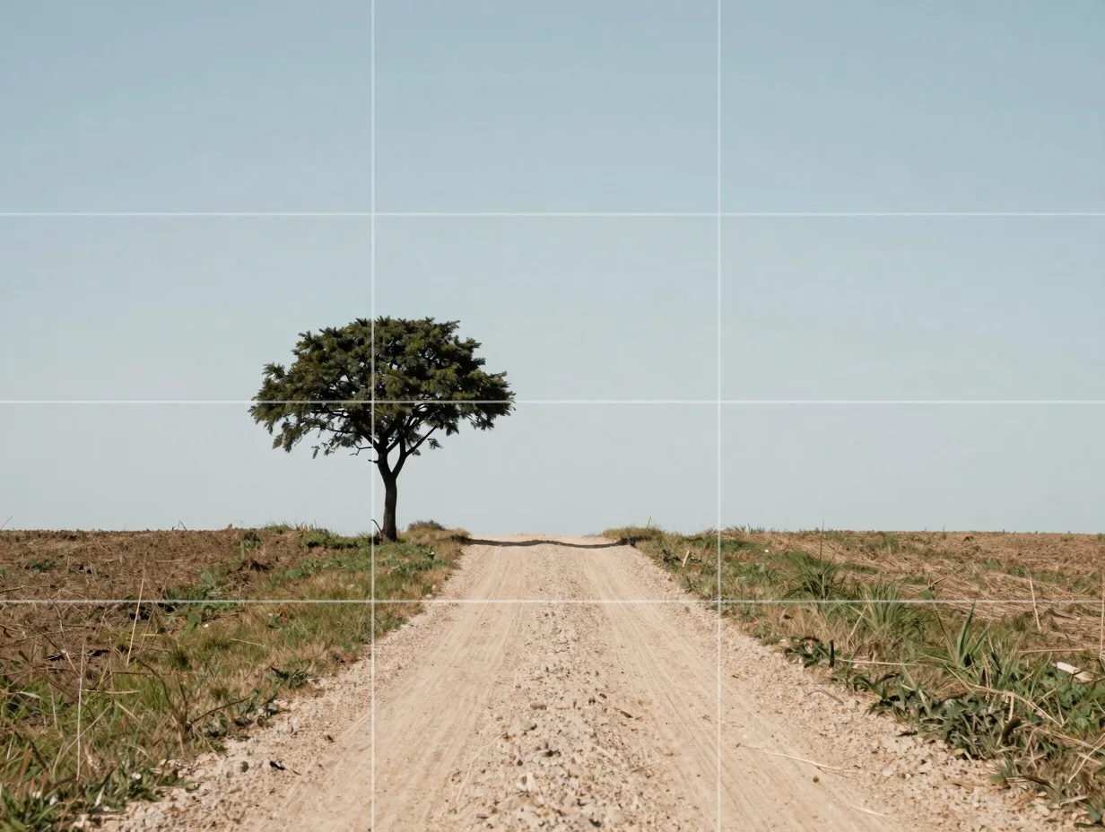 Apply composition rules to create intentional aesthetics