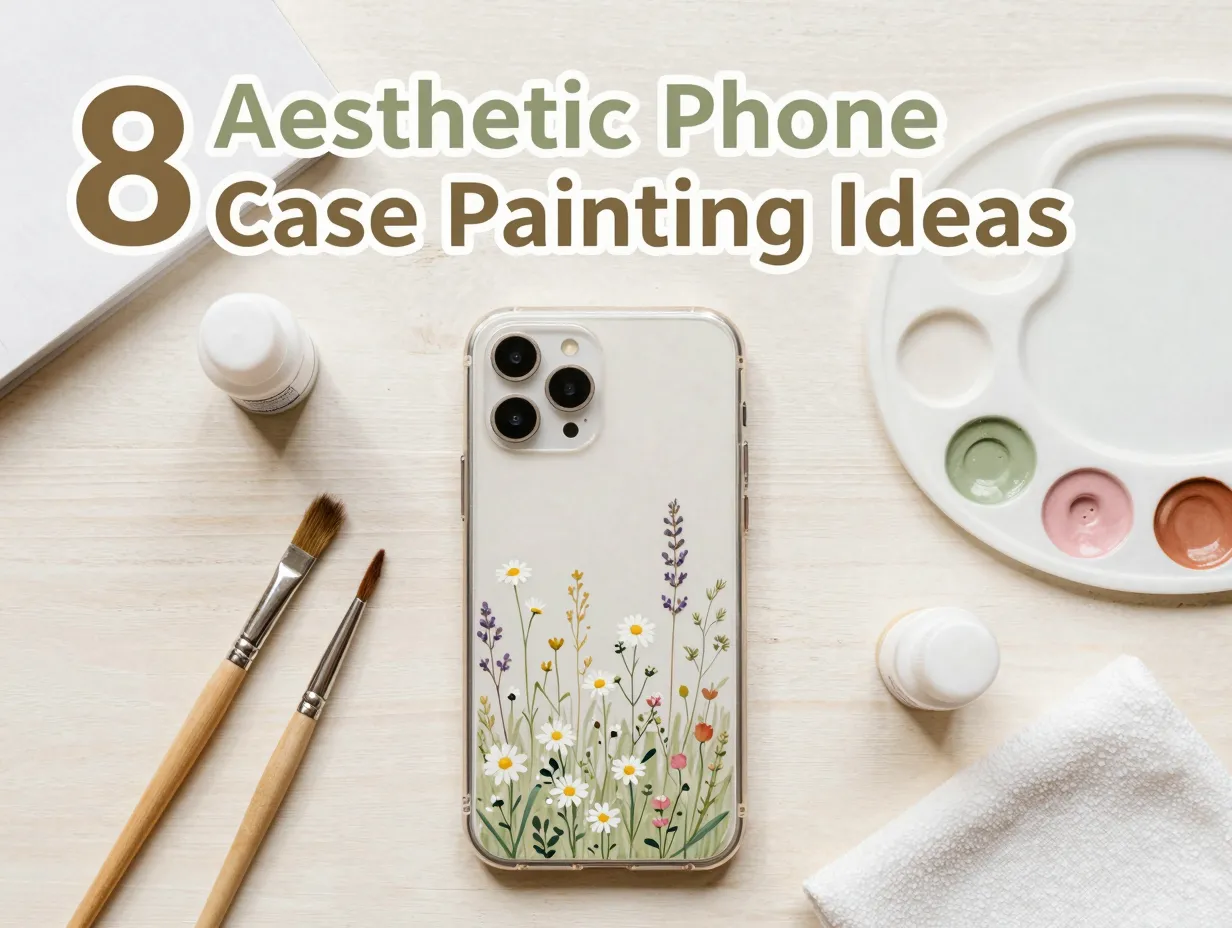 8 aesthetic phone case painting ideas