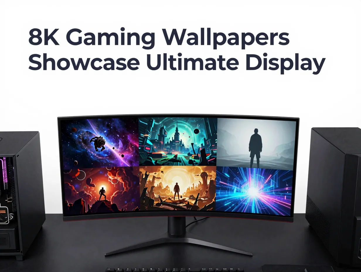 8k gaming wallpapers showcase ultimate display