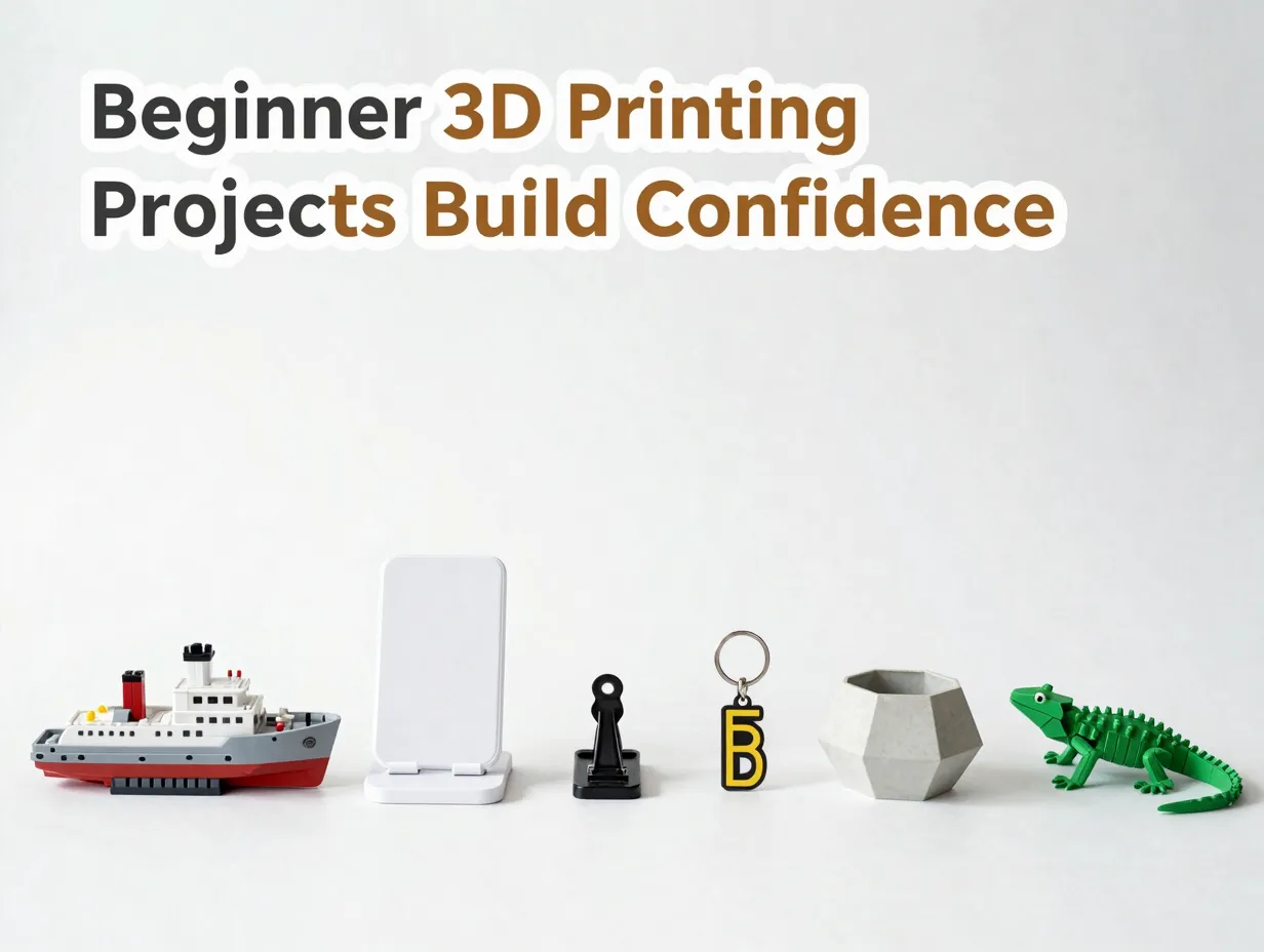 Beginner 3d printing projects build confidence