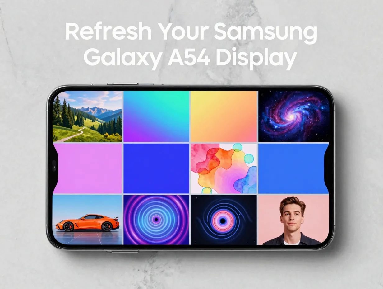 Refresh your samsung galaxy a54 display