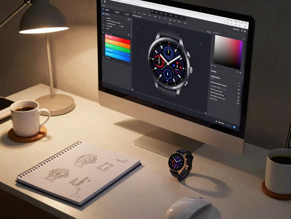 4 watch face studio professional custom design from scratch
