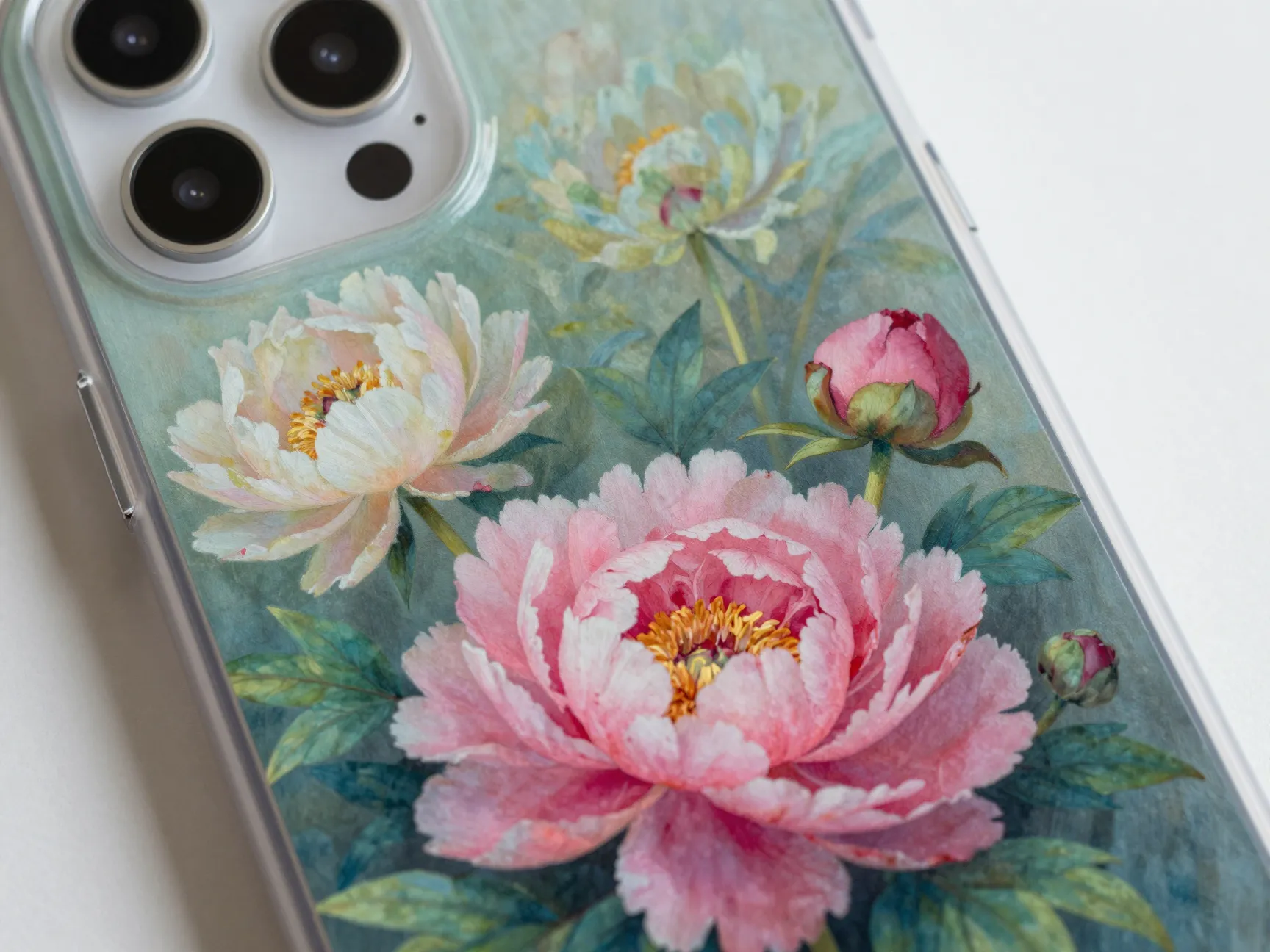 Layered florals with depth