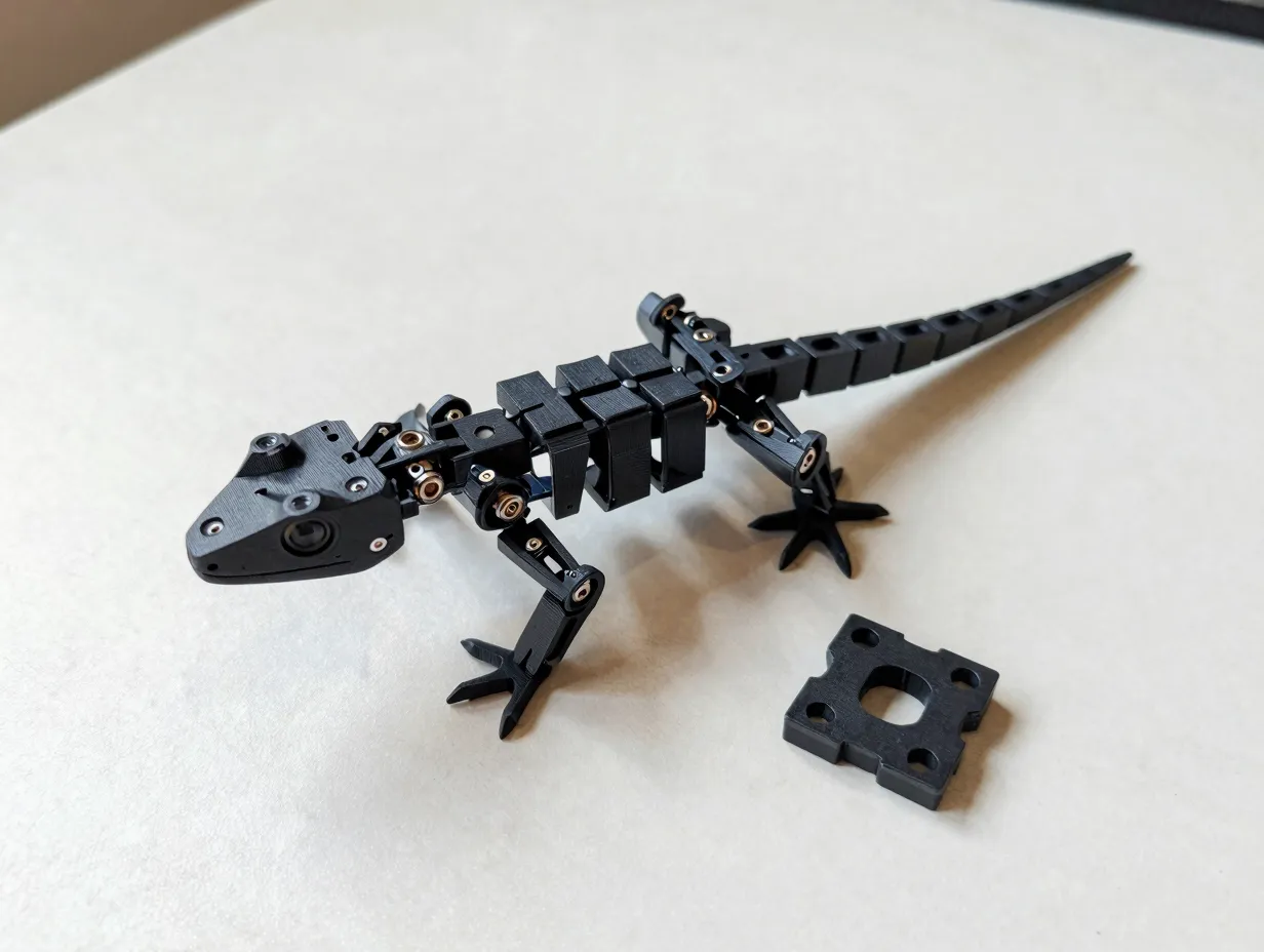 Print in place articulated toy or simple puzzle