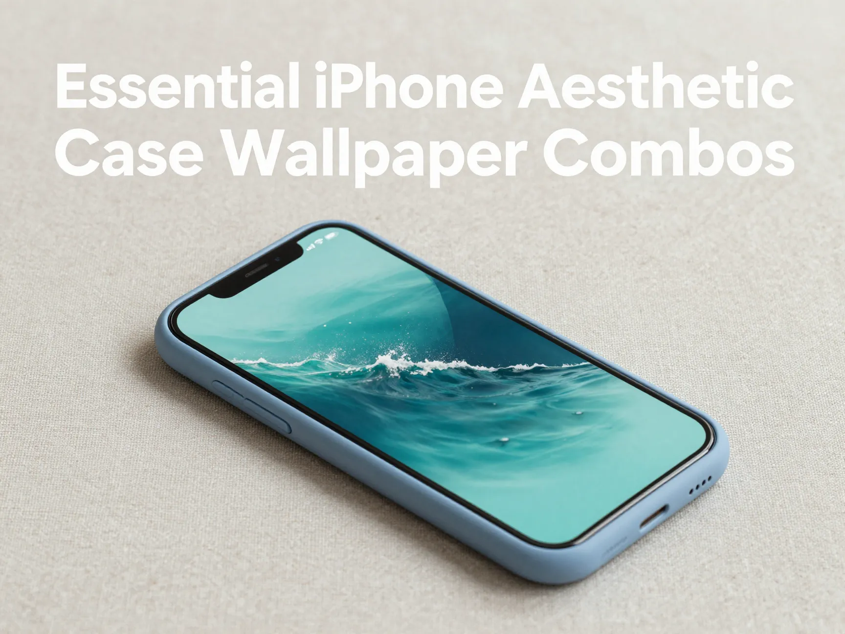 Essential iphone aesthetic case wallpaper combos
