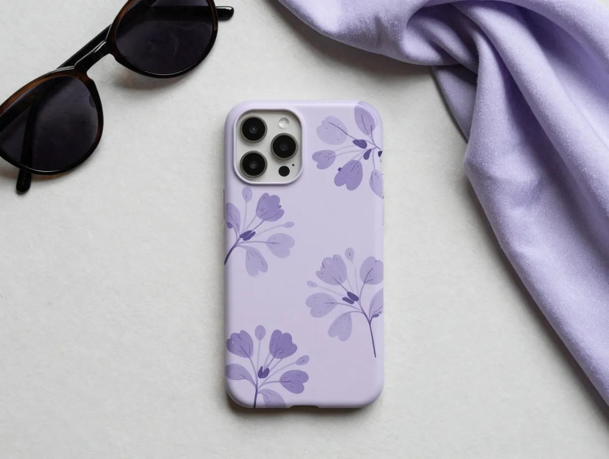 Deep purple bloom fashion case by ideal of sweden