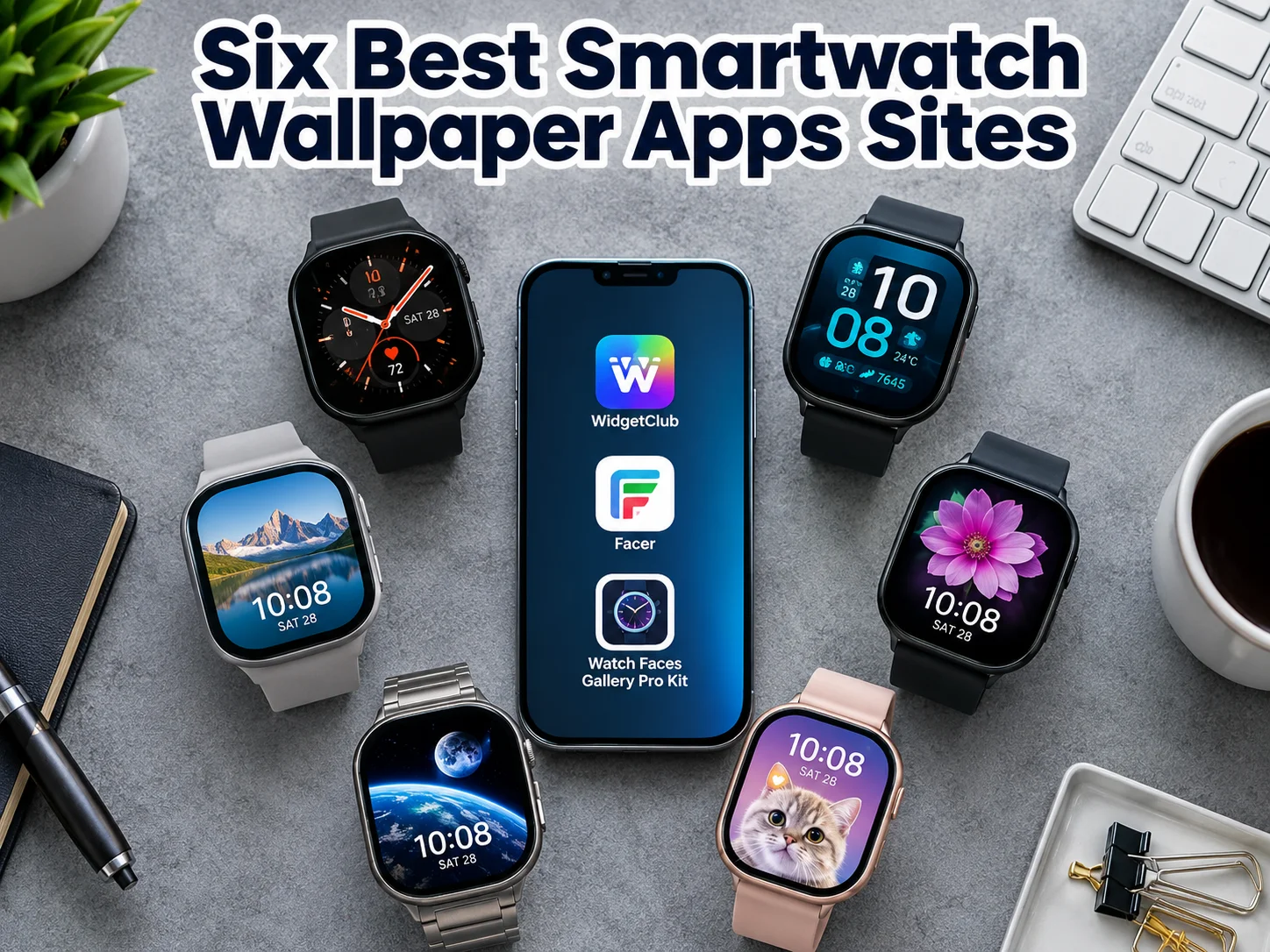 Six best smartwatch wallpaper apps sites