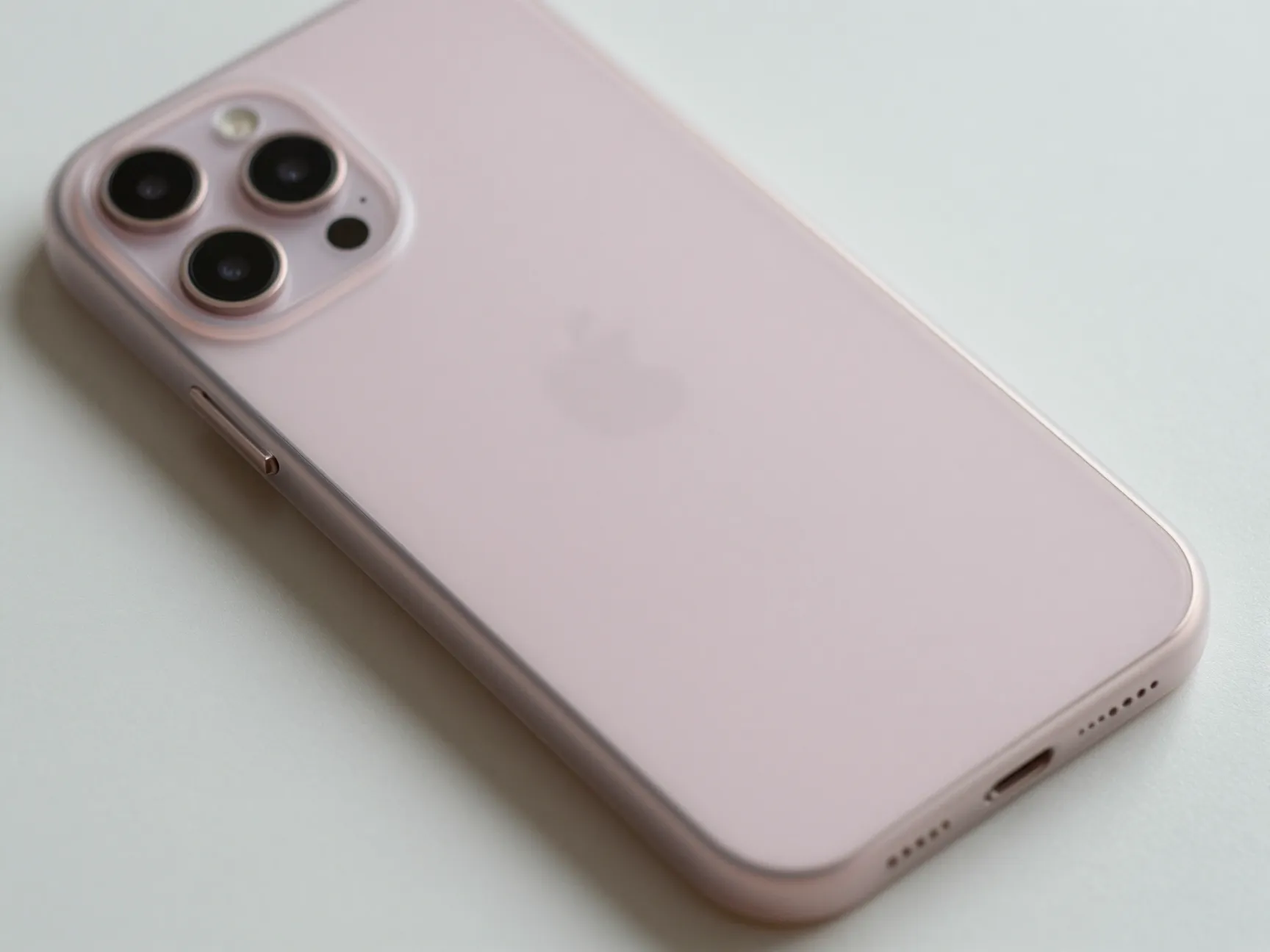 Frosted or gradient clear finishes for a matte transparent effect
