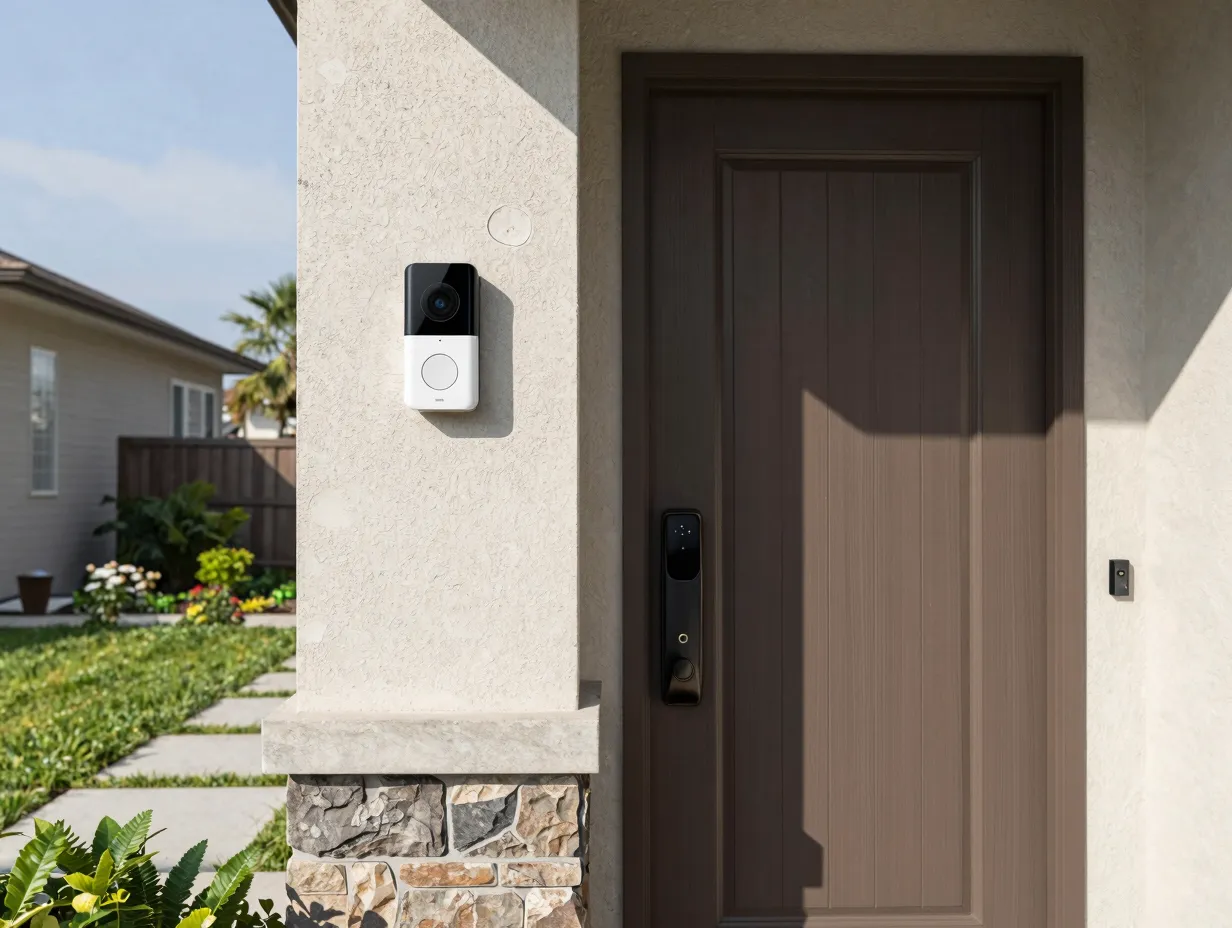 Smart security camera and video doorbell
