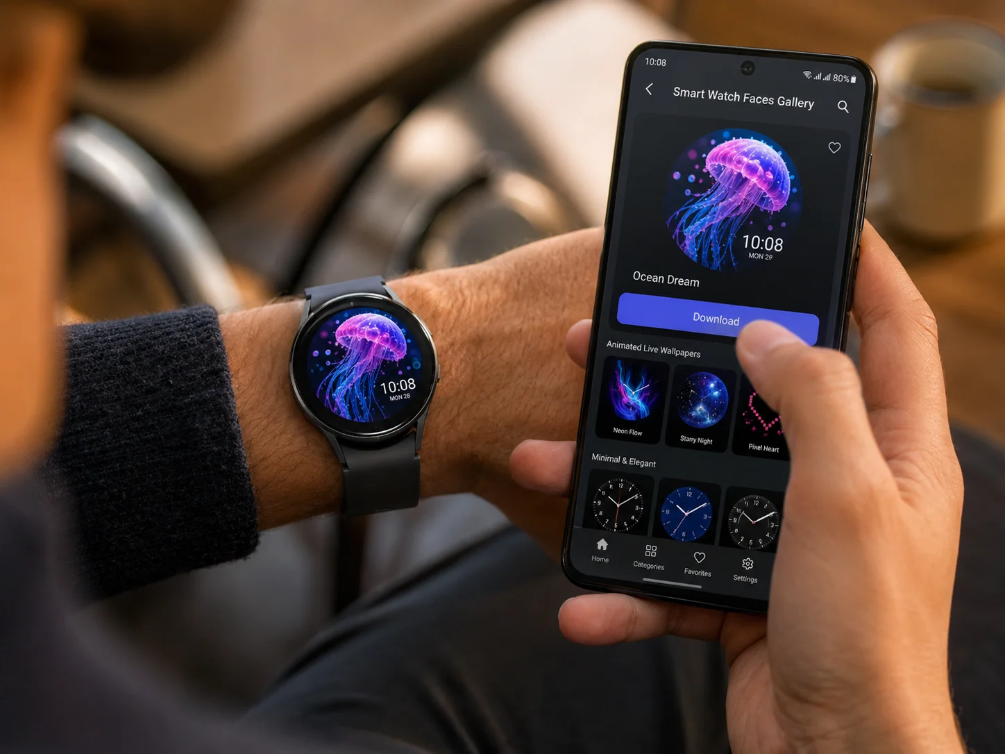 Smart watch faces gallery app android wear os