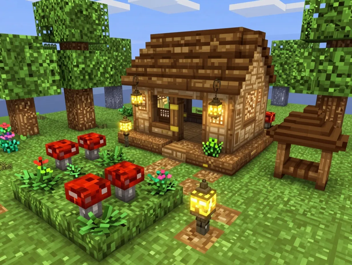 The minecraft cottage digital escape