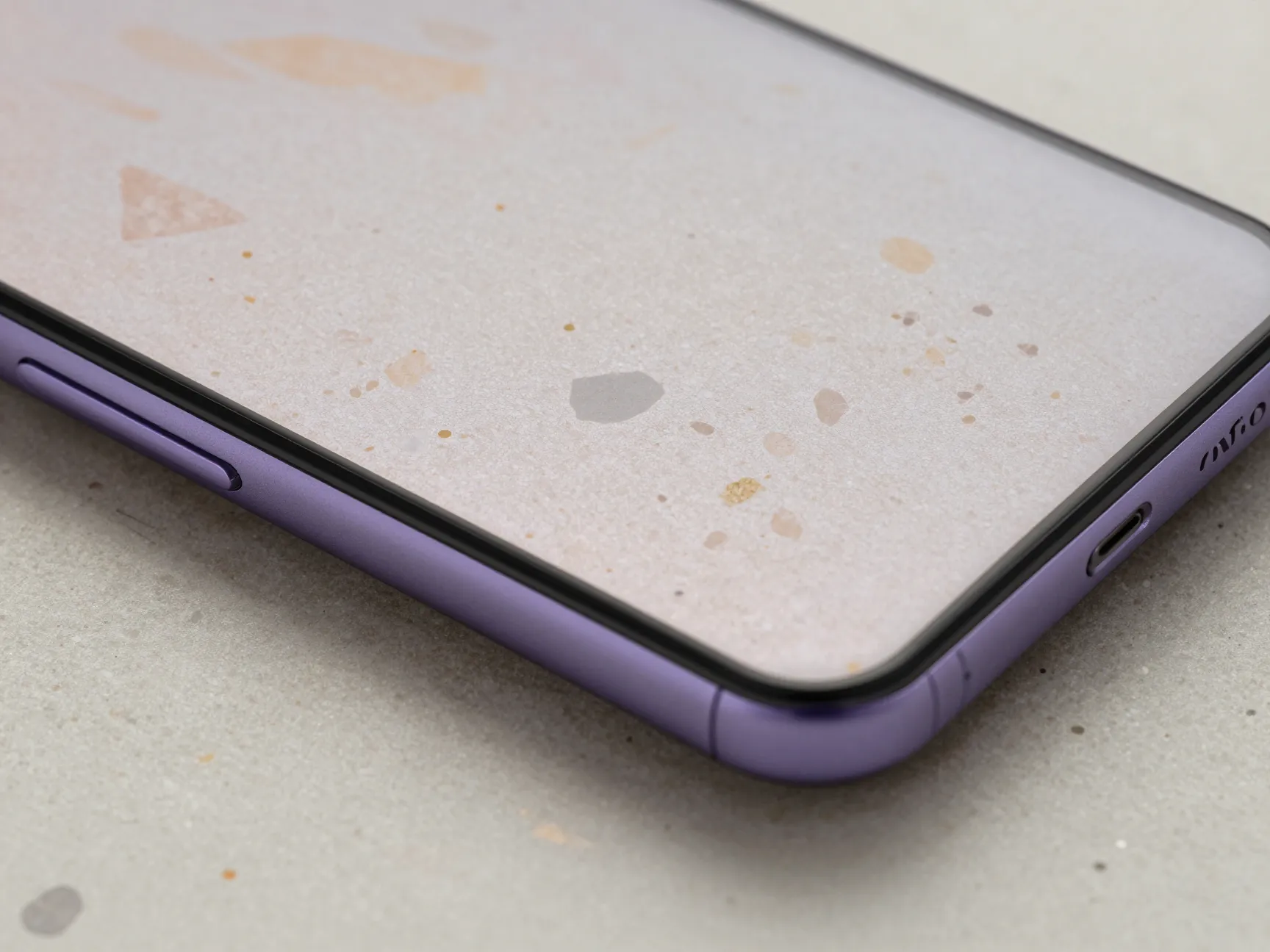 Use texture based wallpapers to differentiate the design