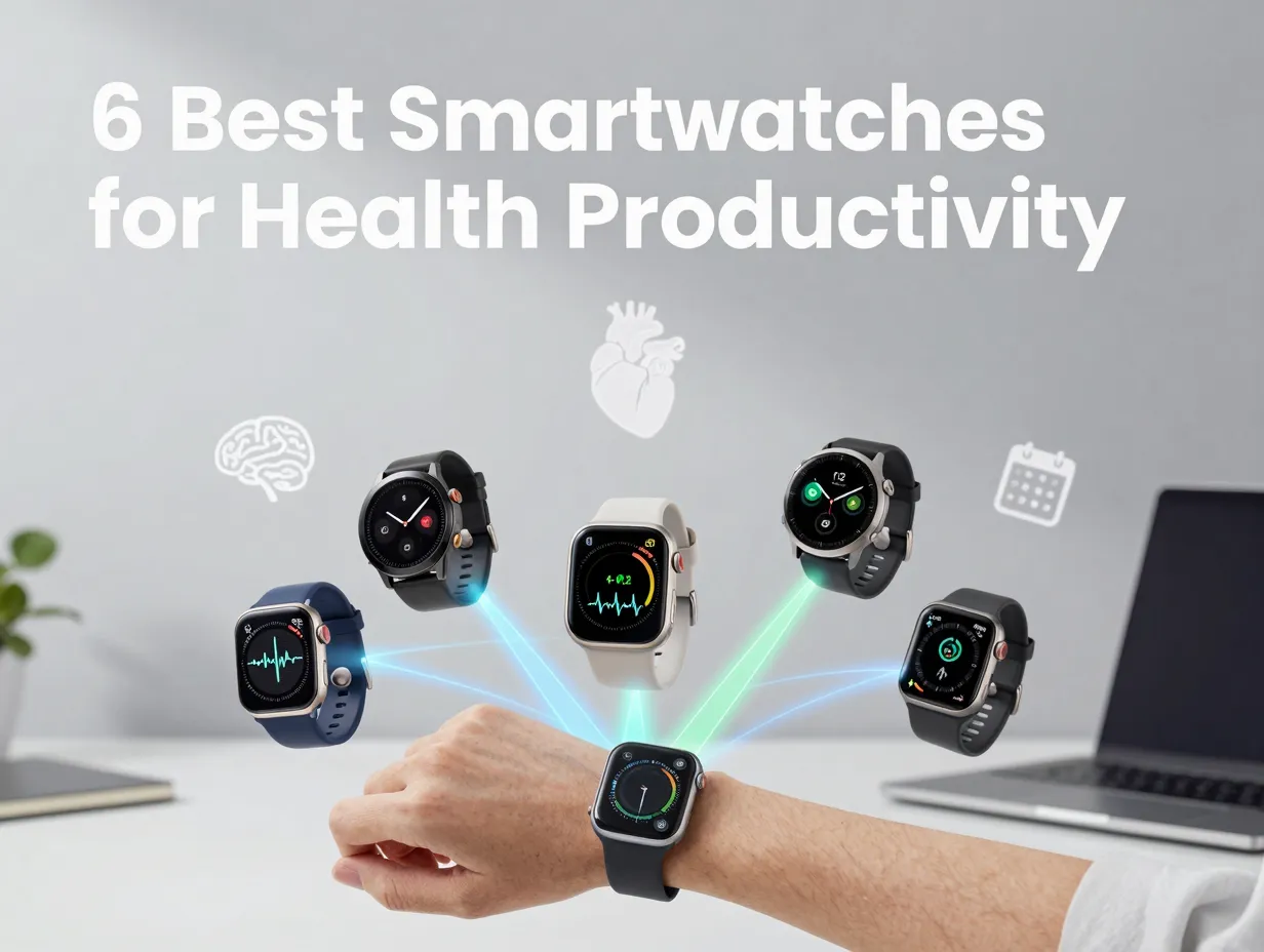 6 best smartwatches for health productivity