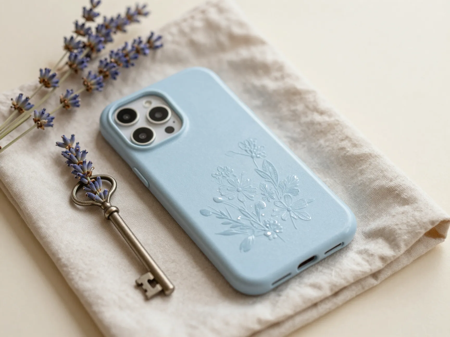 Neo pastel and nostalgic blue soft sentimental and quietly romantic