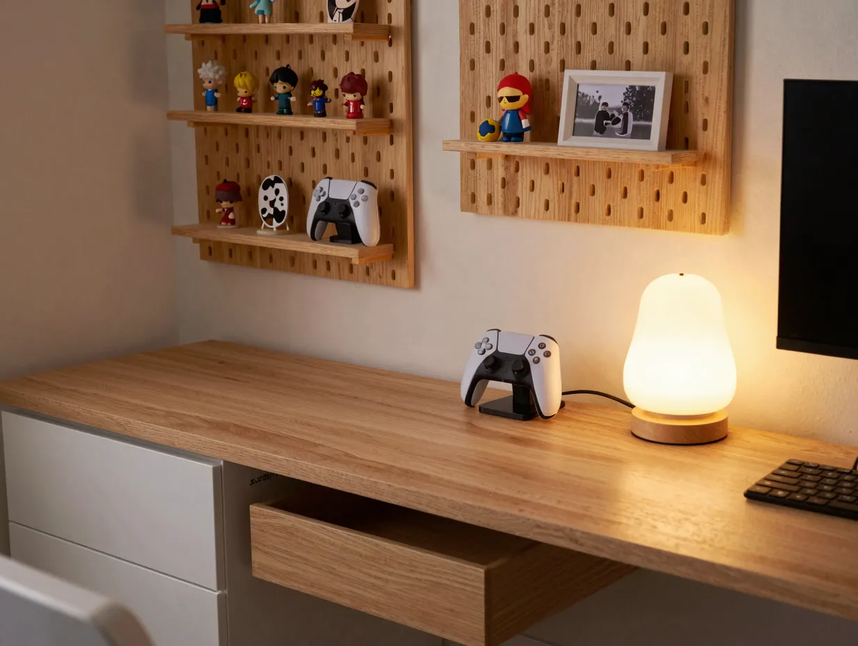 Personal touches and grab and go storage