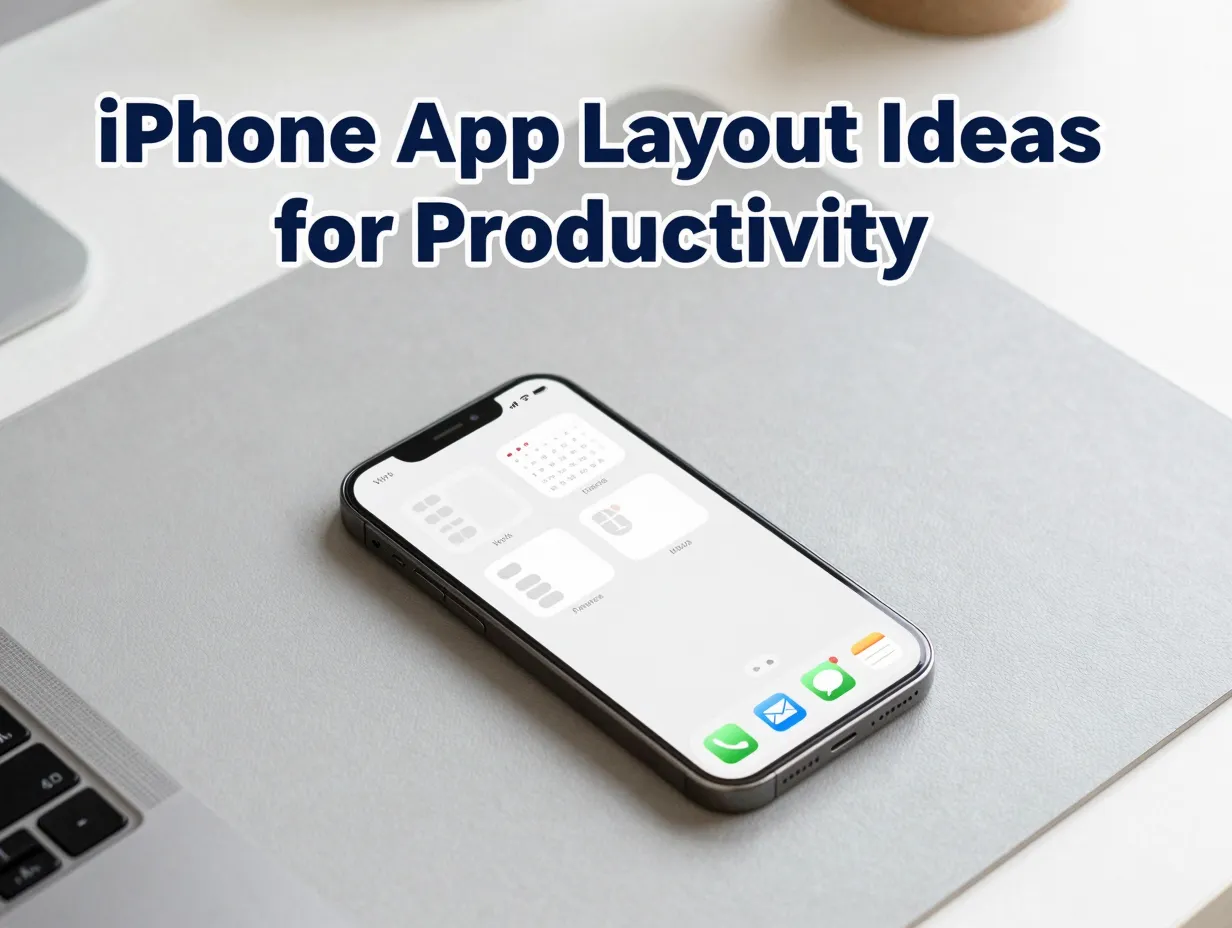 Iphone app layout ideas for productivity
