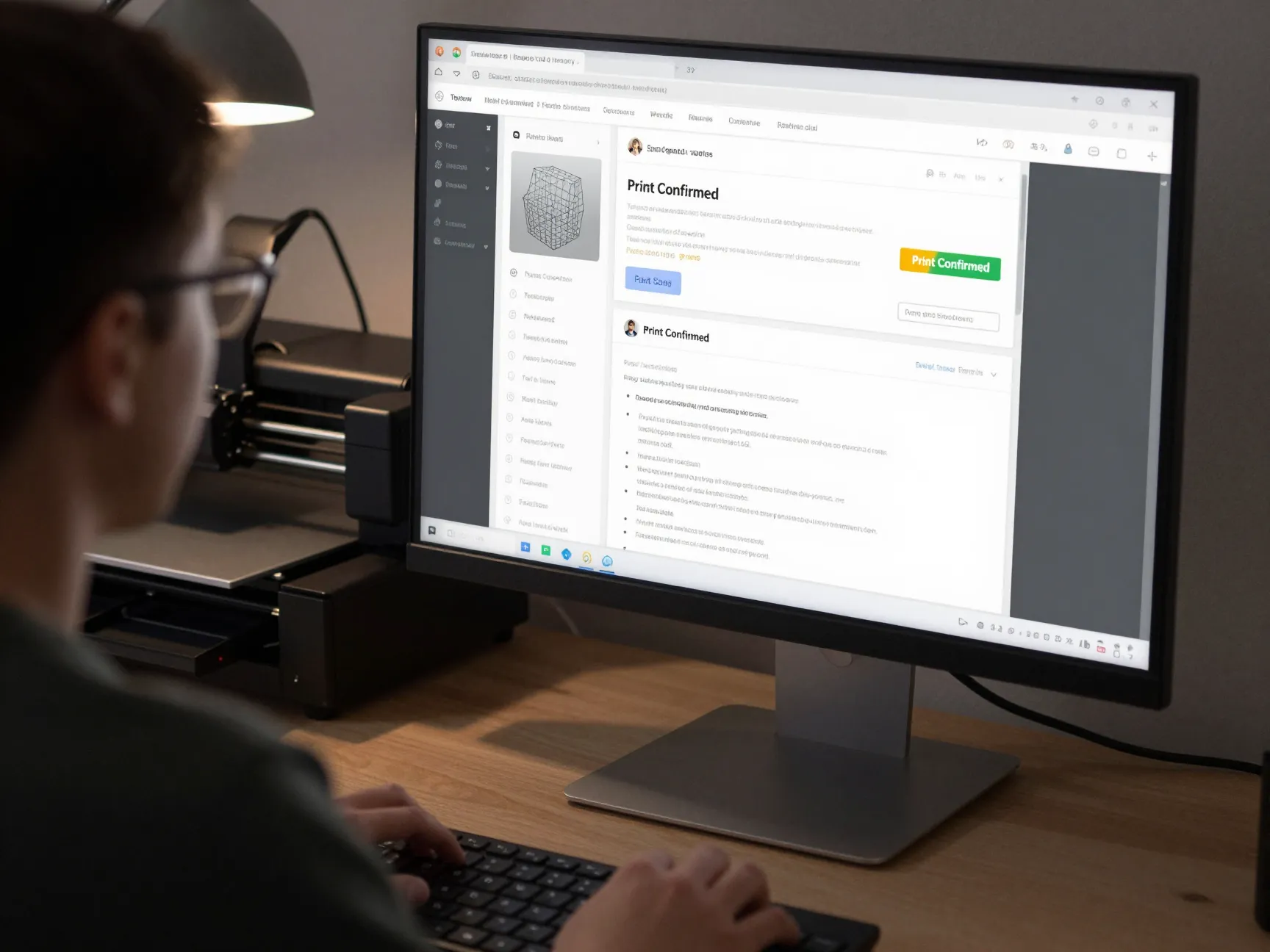 Search for files with verified print history and manifold geometry