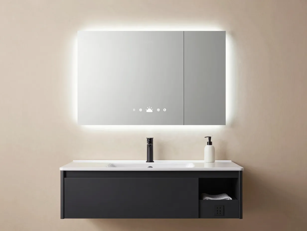 Smart mirrors and intelligent vanity design