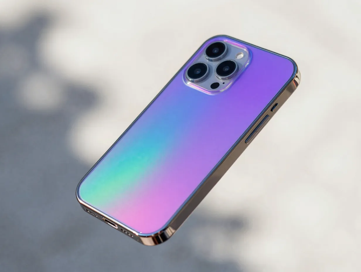 3 holographic and iridescent cases