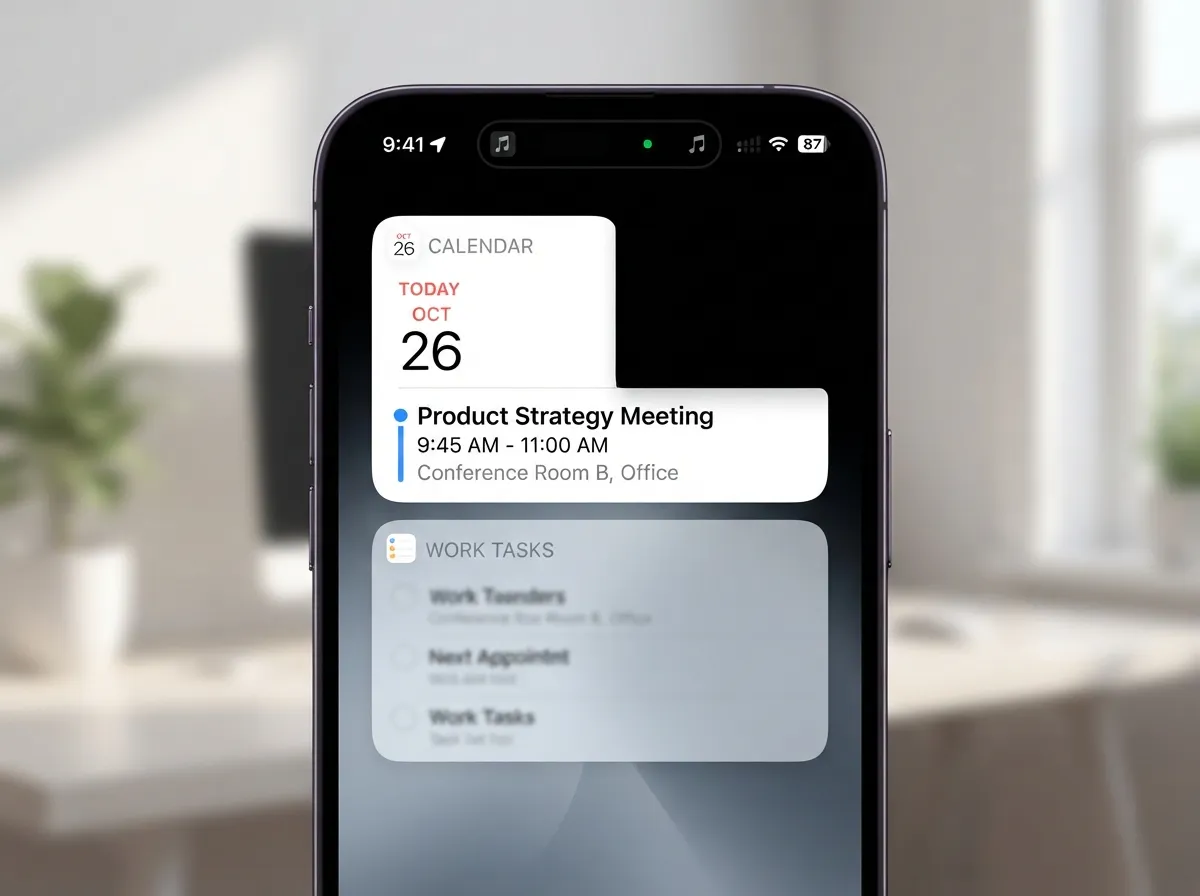 Use a single smart widget stack