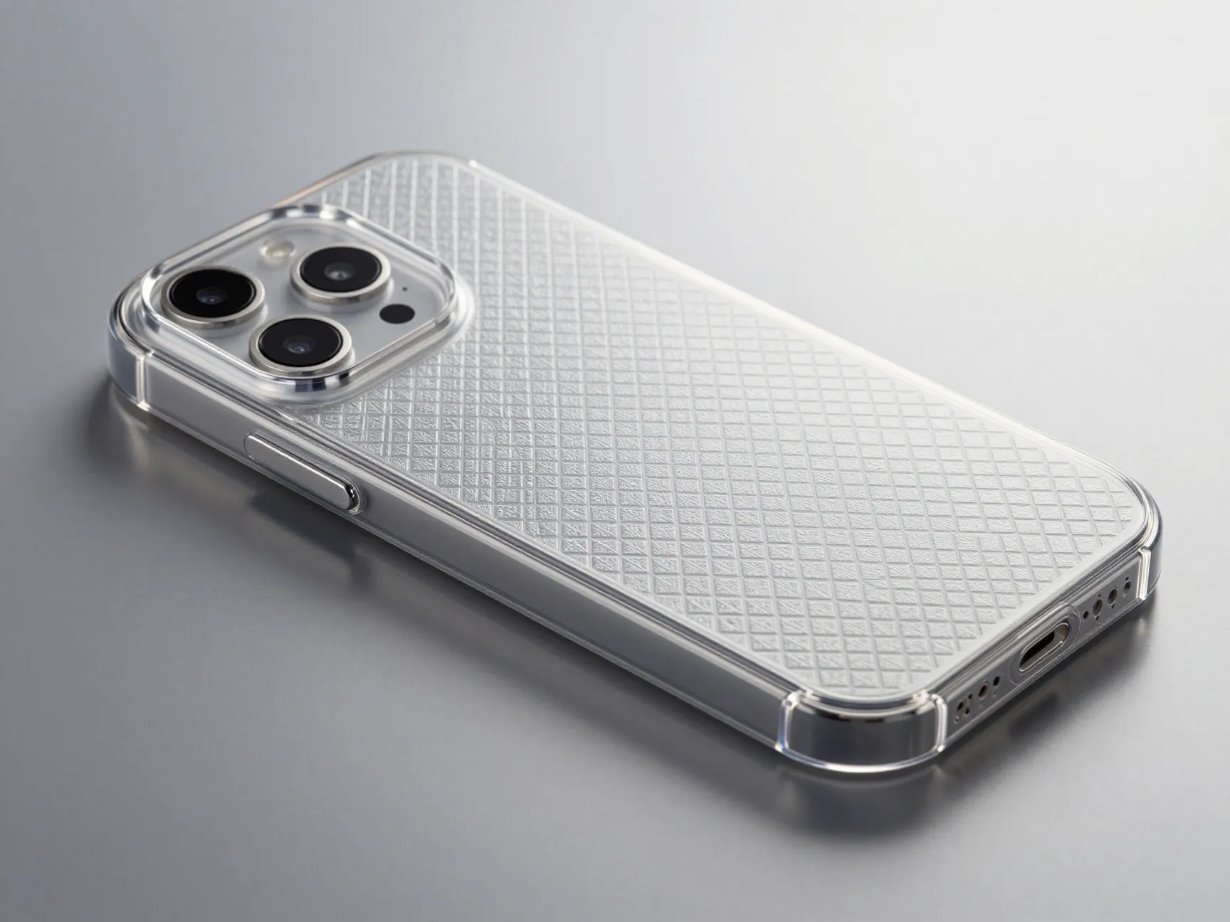 8 transparent metallic and 3d textured cases