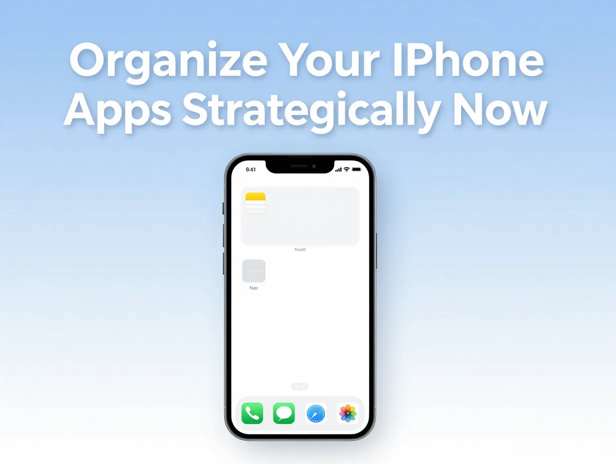 Organize your iphone apps strategically now