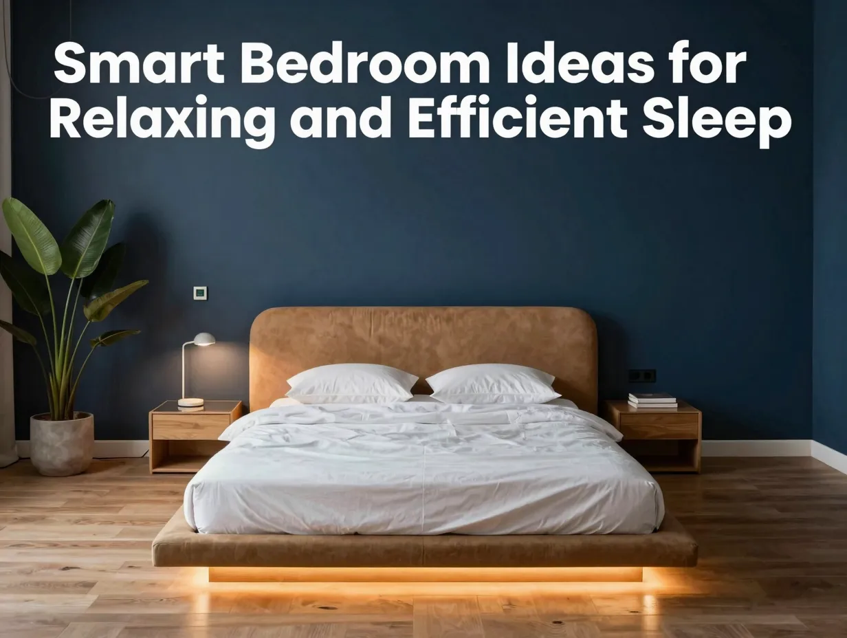 Smart bedroom ideas for relaxing and efficient sleep