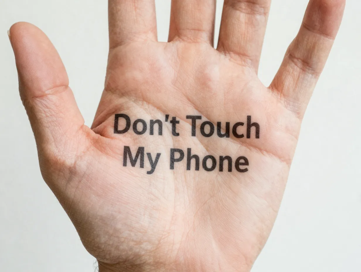 The protective hand design