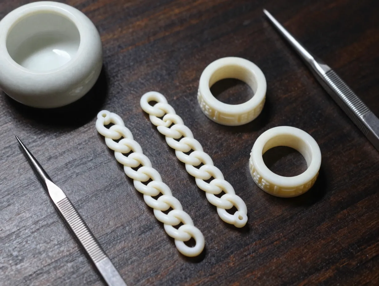Cuban link chain and stone setting jewelry production