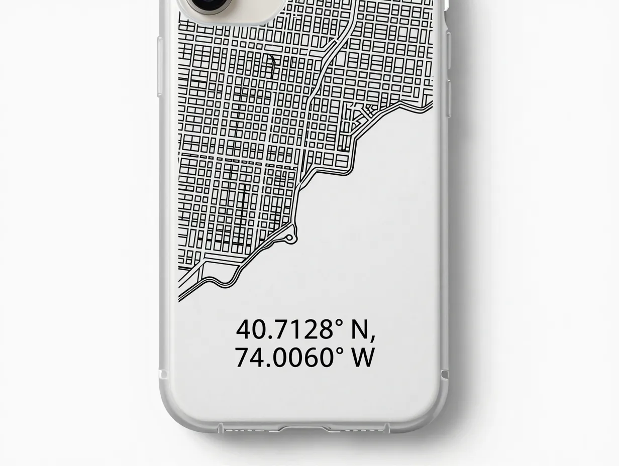 3 city map and coordinate stickers